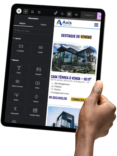 Desenvolvimento de site profissional em WordPress com design responsivo